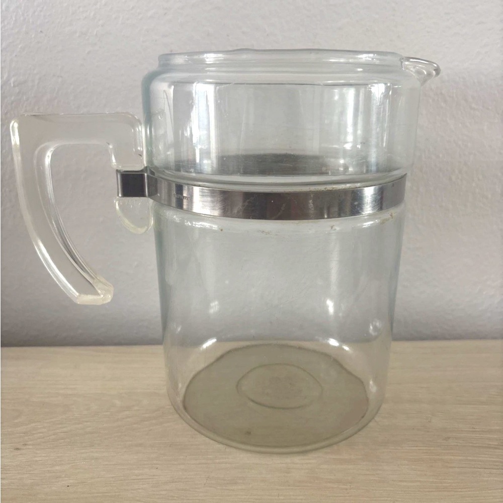 Vintage 9 Cup Pyrex Flameware 7829B Glass Coffee Pot ONLY No Lid